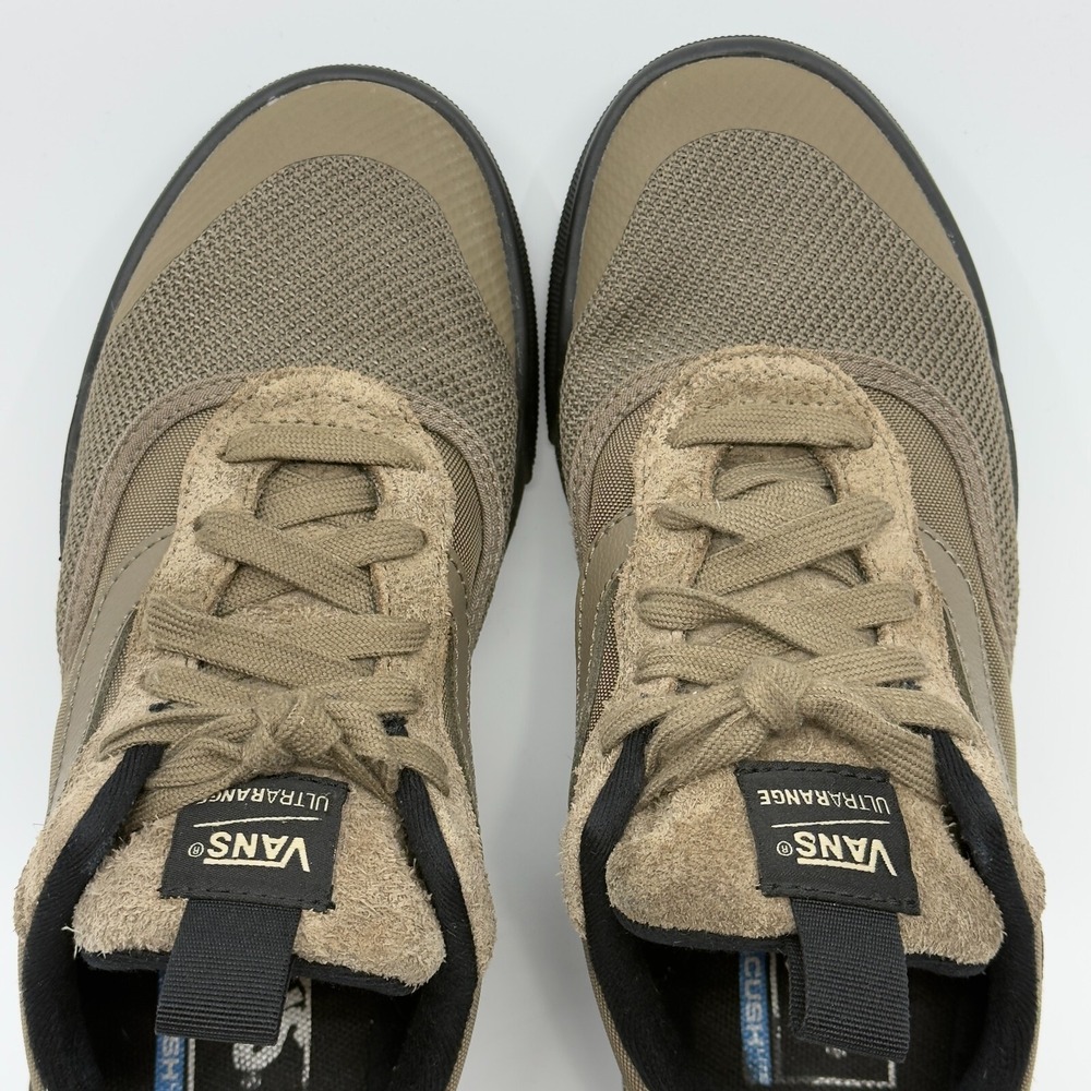 Vans Ultrarange Mesh Skateboard Sneaker Womens 8.5 8 1/2 Brown Black Low Lace Up - Picture 7 of 16